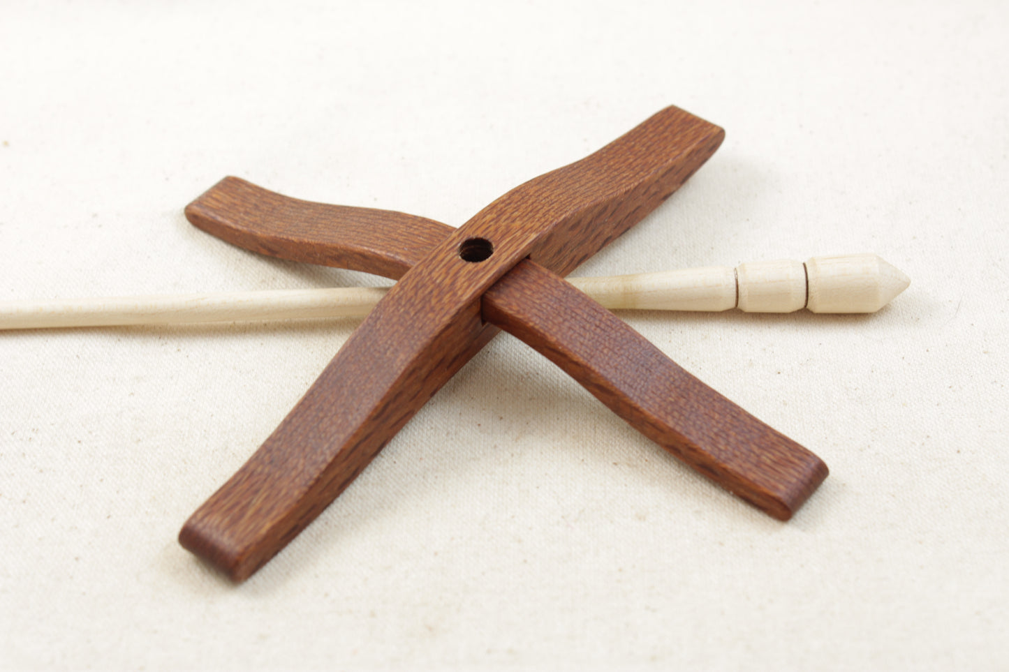 Leopardwood Full Size Glider Turkish Drop Spindle