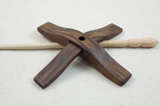 5/8" Walnut Medium Glider Turkish Drop Spindle