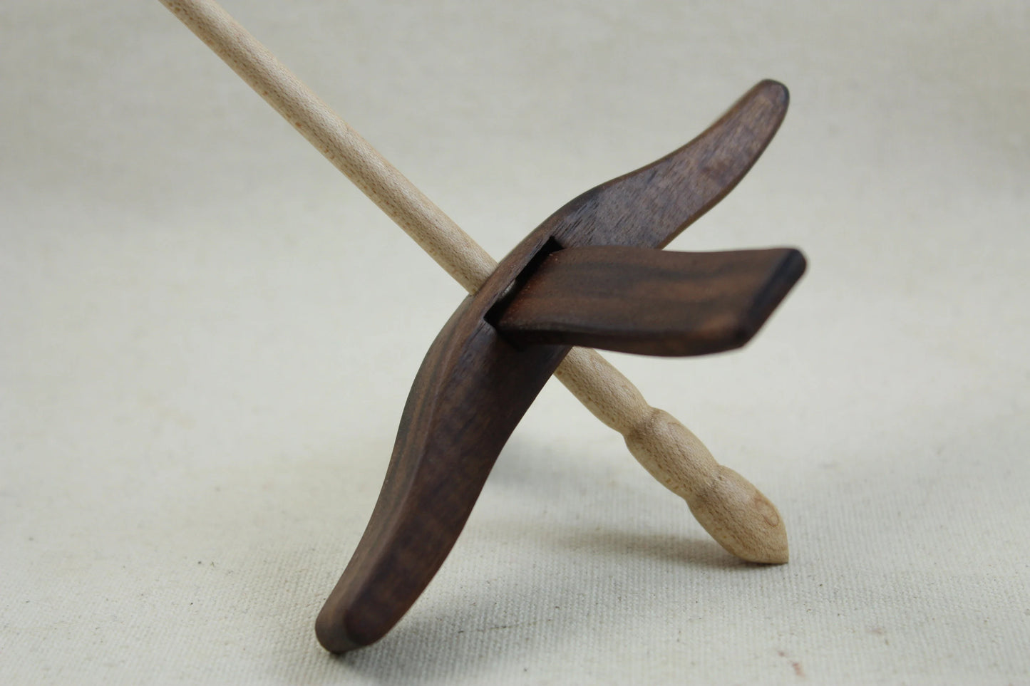5/8" Walnut Medium Glider Turkish Drop Spindle