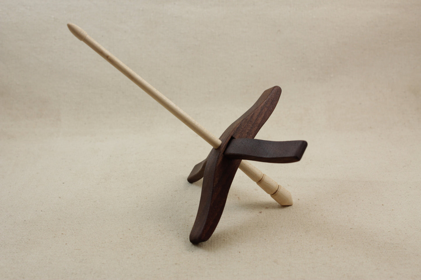 Walnut Medium Size Glider Turkish Drop Spindle