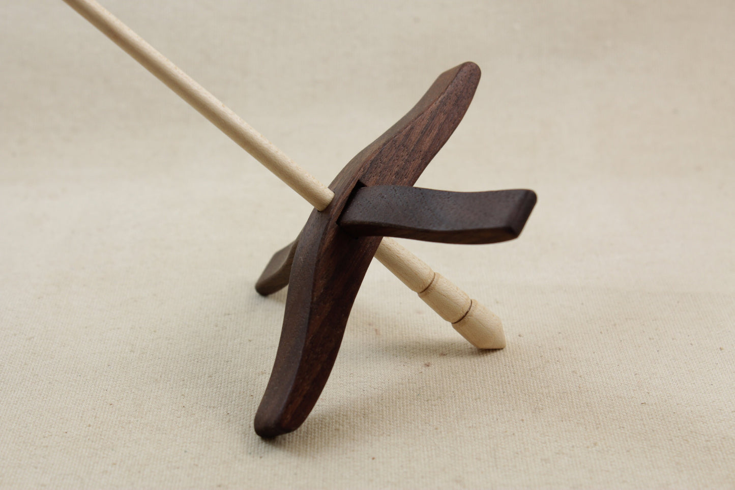 Walnut Medium Size Glider Turkish Drop Spindle