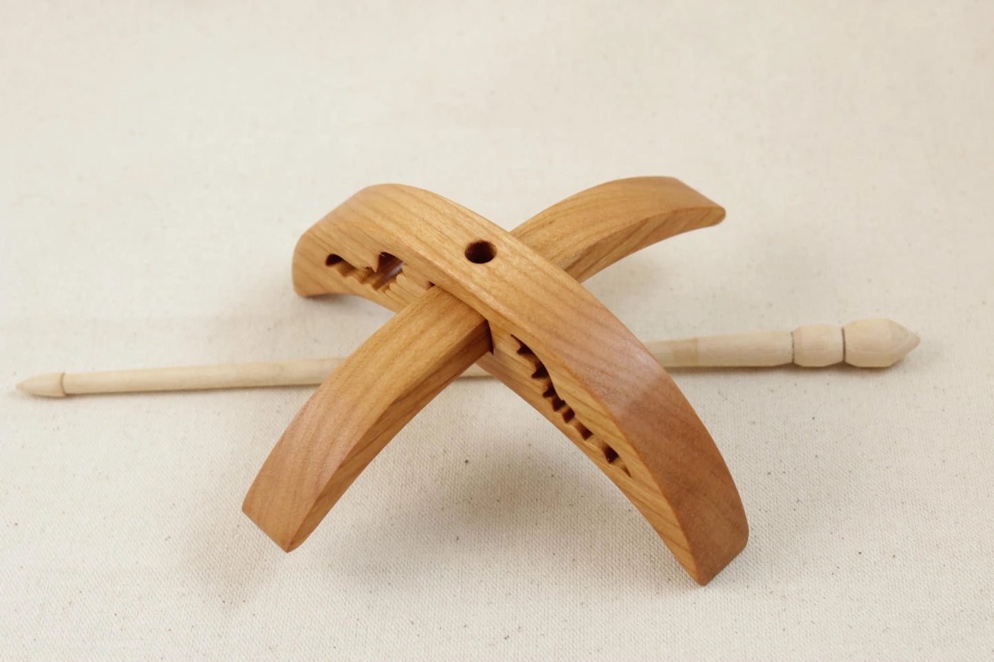 Cut-out Bat Turkish Drop Spindle