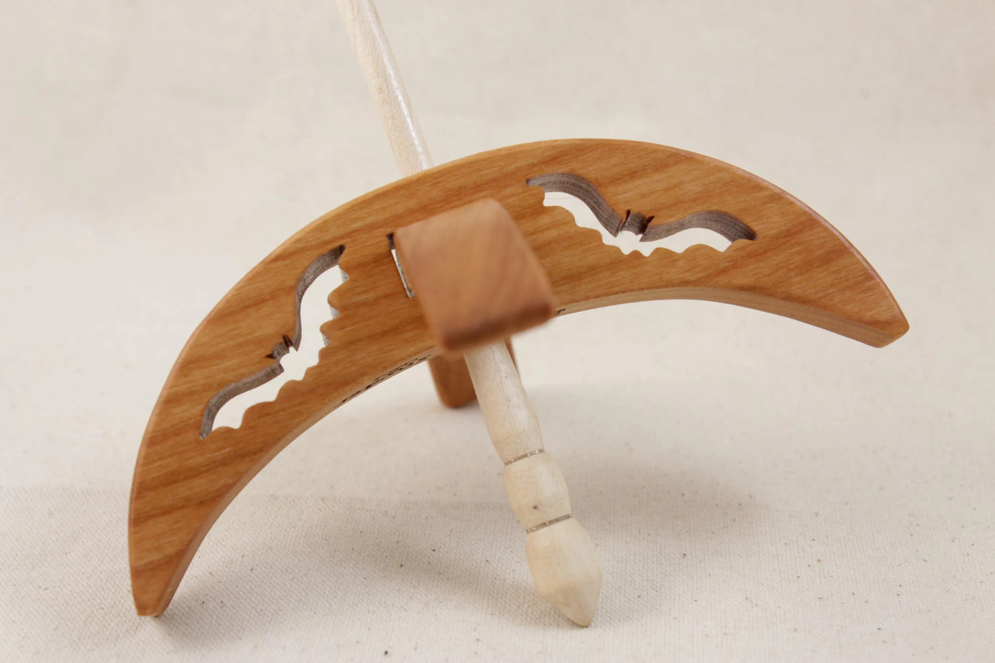 Cut-out Bat Turkish Drop Spindle