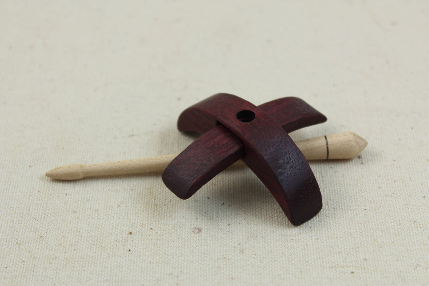 Purpleheart Classic Mini Turkish Drop Spindle