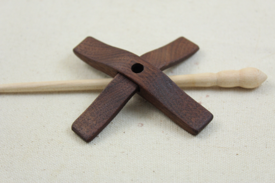 Walnut Mini Glider Turkish Drop Spindle