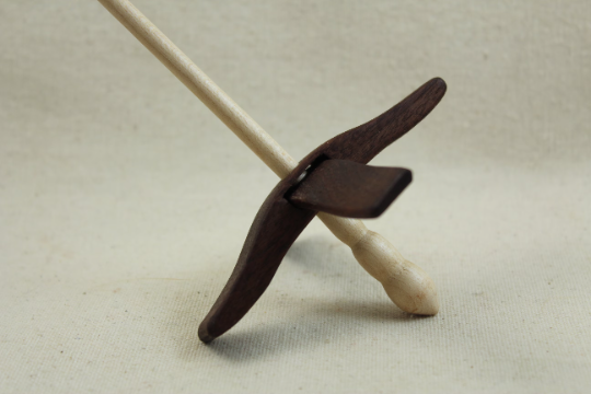 Walnut Mini Glider Turkish Drop Spindle