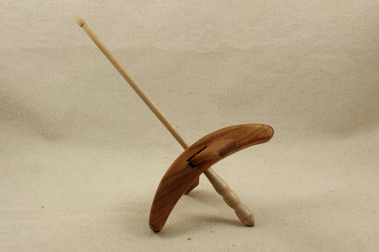 Cherry Standard Turkish Drop Spindle 4.5 inch arms 8 inches tall